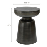 Arthur Antique Nickel Accent Table by Moe's Home at Eve Furniture