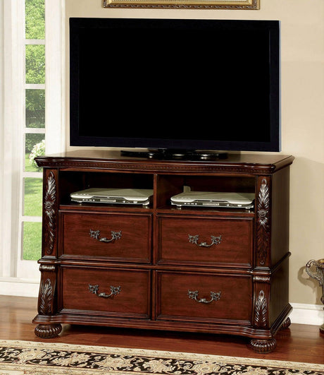 Arthur Brown Cherry Media Chest by Furniture of America at Eve Furniture