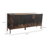 Artists Black Large Sideboard by Moe's Home at Eve Furniture