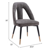 Artus Gray Dining Chair by Zuomod at Eve Furniture