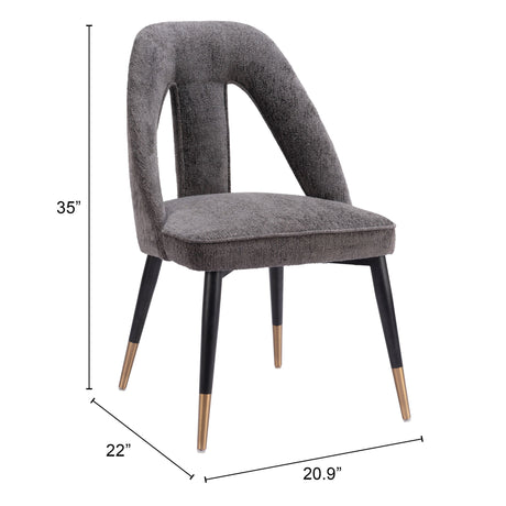 Artus Gray Dining Chair by Zuomod at Eve Furniture
