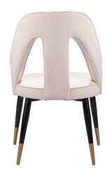 Artus Ivory Dining Chair by Zuomod at Eve Furniture