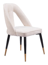 Artus Ivory Dining Chair by Zuomod at Eve Furniture
