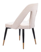 Artus Ivory Dining Chair by Zuomod at Eve Furniture