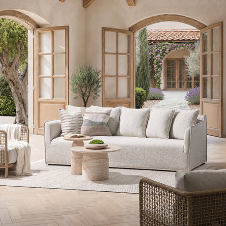 Aruba Outdoor Clouded Cream Sofa by Classic Home at Eve Furniture