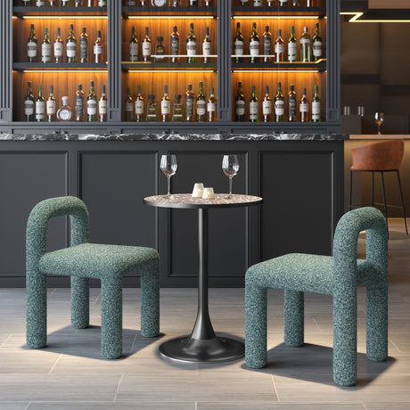 Arum Snowy Green Dining Chair (Set of 2) by Zuomod at Eve Furniture