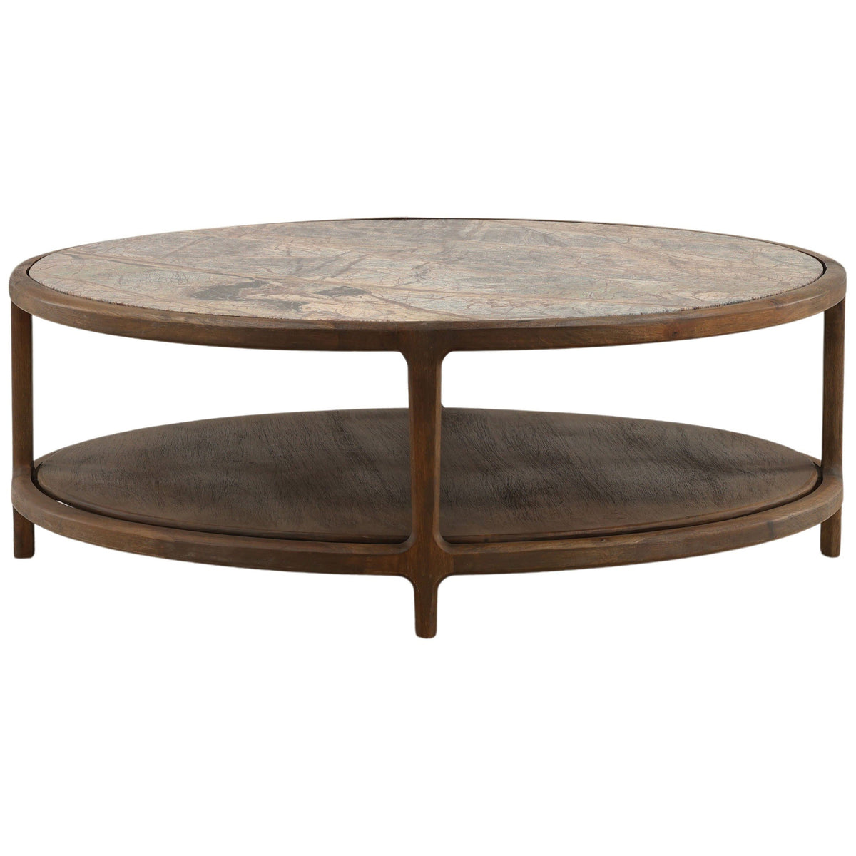 Aruna Coffee Table, Dark Brown by Dovetail at Eve Furniture