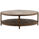 Aruna Coffee Table, Dark Brown by Dovetail at Eve Furniture