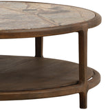 Aruna Coffee Table, Dark Brown by Dovetail at Eve Furniture