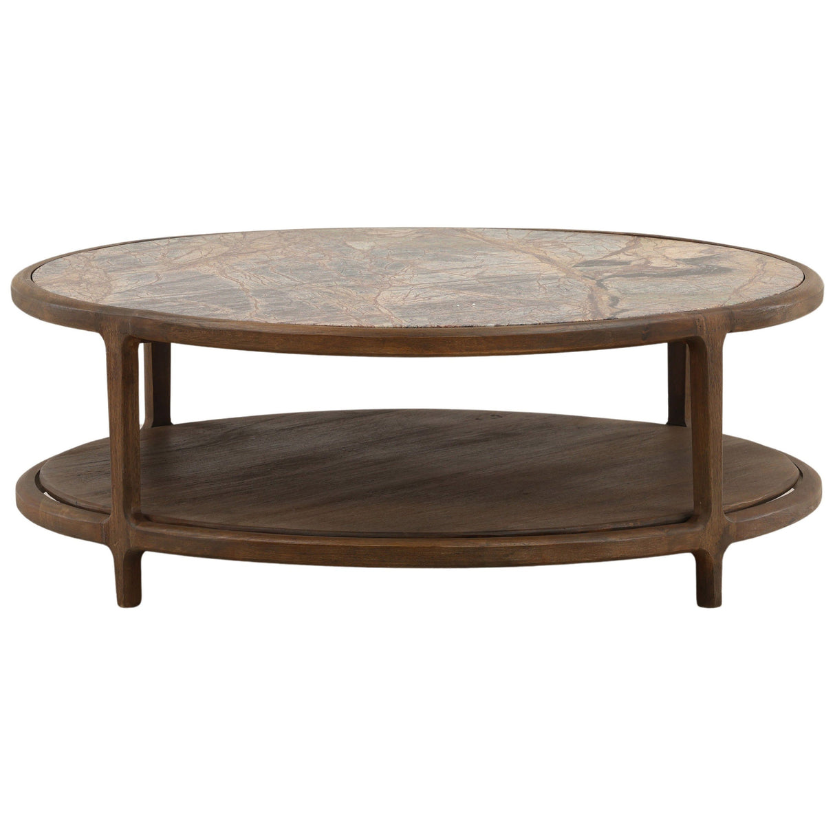 Aruna Coffee Table, Dark Brown by Dovetail at Eve Furniture