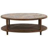 Aruna Coffee Table, Dark Brown by Dovetail at Eve Furniture