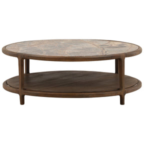 Aruna Coffee Table, Dark Brown by Dovetail at Eve Furniture