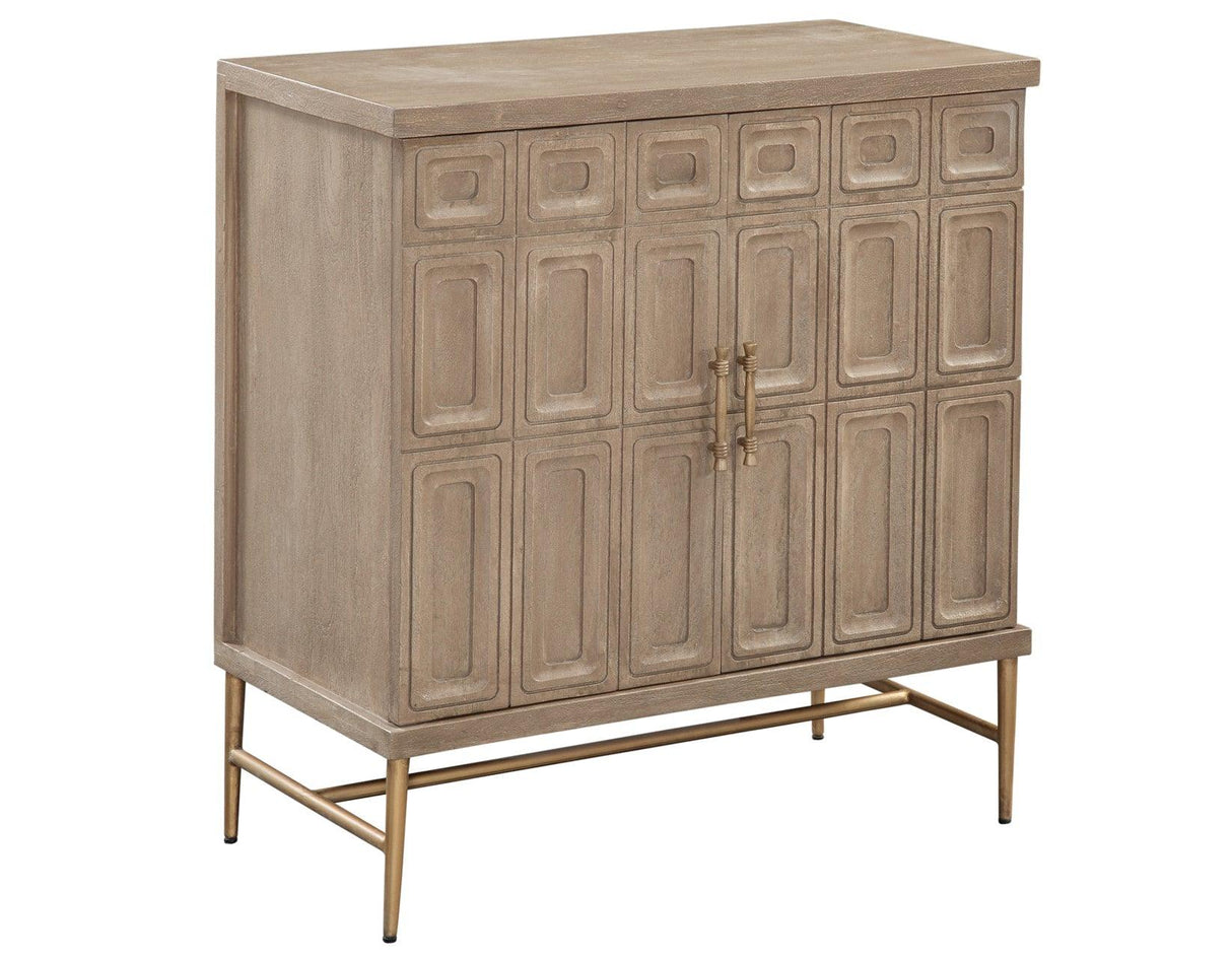 Arun Solid Wood 2-Door Accent Cabinet by Steve Silver at Eve Furniture