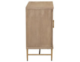 Arun Solid Wood 2-Door Accent Cabinet by Steve Silver at Eve Furniture