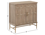 Arun Solid Wood 2-Door Accent Cabinet by Steve Silver at Eve Furniture