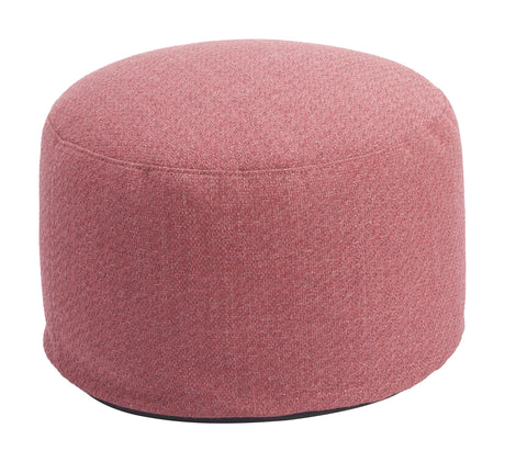 Aruz Red Outdoor Ottoman by Zuomod at Eve Furniture
