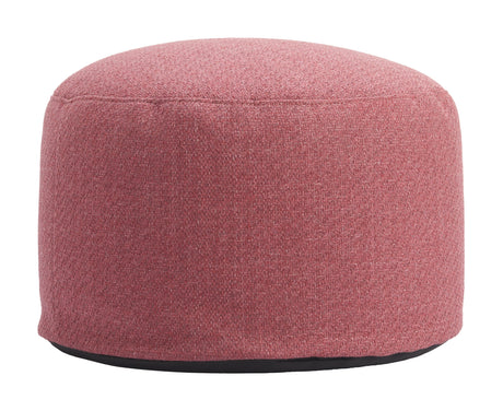 Aruz Red Outdoor Ottoman by Zuomod at Eve Furniture