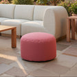 Aruz Red Outdoor Ottoman by Zuomod at Eve Furniture