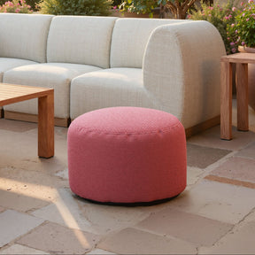 Aruz Red Outdoor Ottoman by Zuomod at Eve Furniture