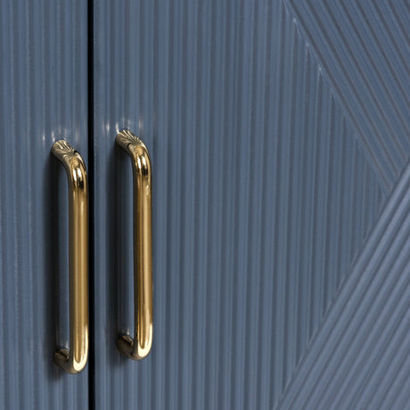 Arvada Blue/Gold Cabinet by Crestview at Eve Furniture