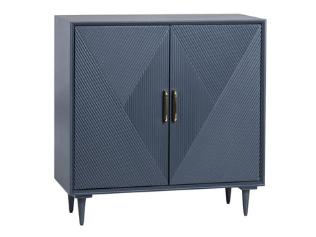Arvada Blue/Gold Cabinet by Crestview at Eve Furniture