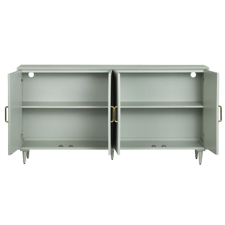 Arvada Green Four-Door Sideboard by Crestview at Eve Furniture