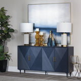 Arvada Navy Sideboard by Crestview at Eve Furniture