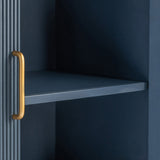Arvada Navy Sideboard by Crestview at Eve Furniture