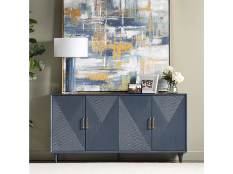 Arvada Navy Sideboard by Crestview at Eve Furniture