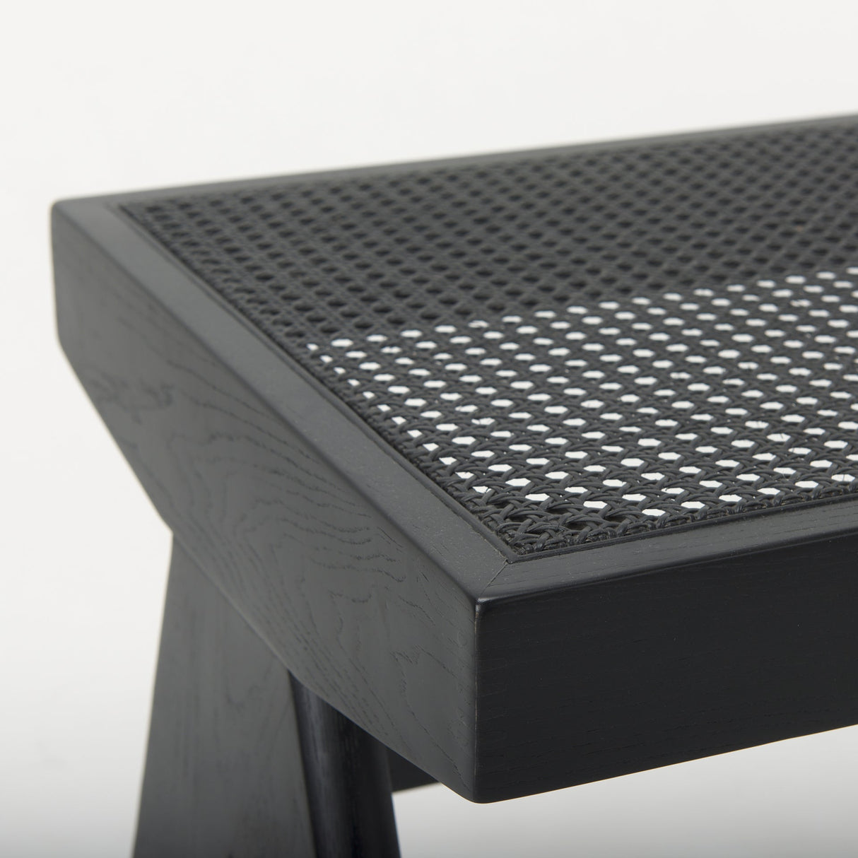 Arvin Black Wooden Bench by Mercana at Eve Furniture