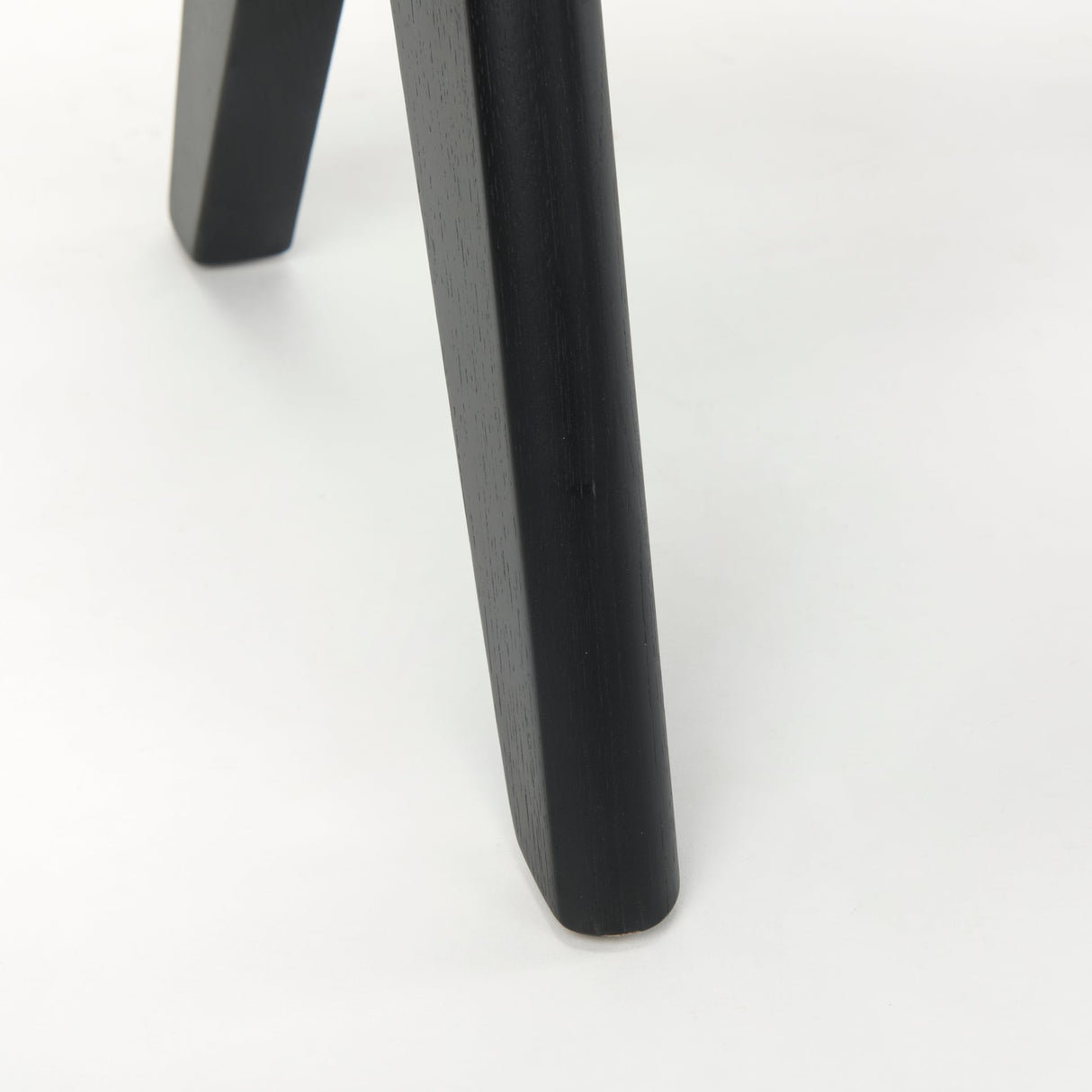 Arvin Black Wooden Stool by Mercana at Eve Furniture