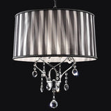 Arya Black, Chrome Ceiling Lamp by Furniture of America at Eve Furniture