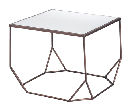 Arzon Bronze Coffee Table Set (2-Piece) by Zuomod at Eve Furniture