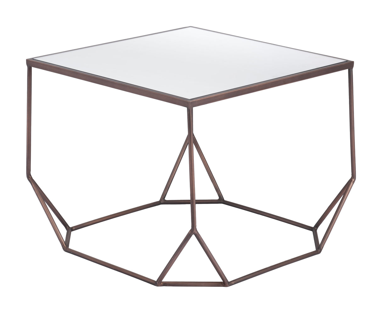 Arzon Bronze Coffee Table Set (2-Piece) by Zuomod at Eve Furniture