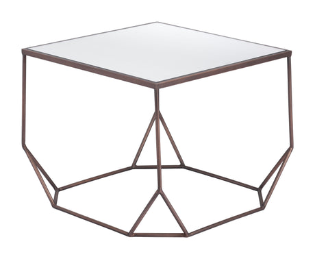 Arzon Bronze Coffee Table Set (2-Piece) by Zuomod at Eve Furniture