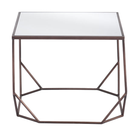Arzon Bronze Coffee Table Set (2-Piece) by Zuomod at Eve Furniture