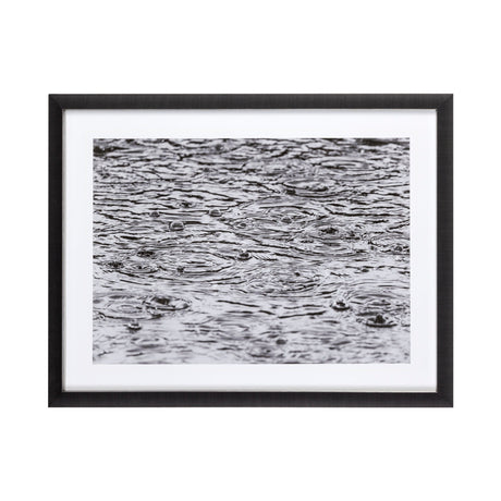 As Snow Melts by Nancy Crowell a Hand Embellished Textured Framed Photo Art Print Matted under Glass by Mercana at Eve Furniture