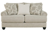 Asanti Fog Loveseat by Ashley at Eve Furniture
