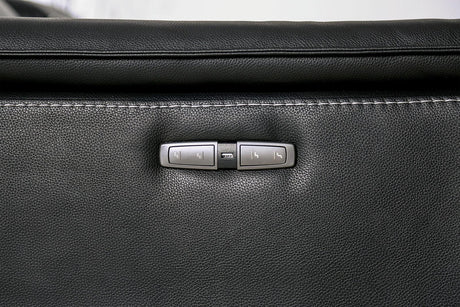 Ascona Black Power Recliner by Furniture of America at Eve Furniture