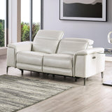 Ascona Light Taupe Power Loveseat by Furniture of America at Eve Furniture