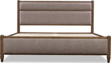 Ascott Mulch/Pecan Pie California King Upholstered Storage Bed by Modus Furniture at Eve Furniture