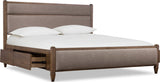 Ascott Mulch/Pecan Pie California King Upholstered Storage Bed by Modus Furniture at Eve Furniture