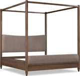 Ascott Mulch/Pecan Pie King Canopy Bed