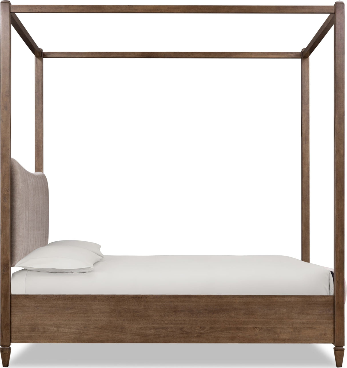 Ascott Mulch/Pecan Pie King Canopy Bed