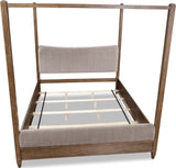 Ascott Mulch/Pecan Pie King Canopy Bed