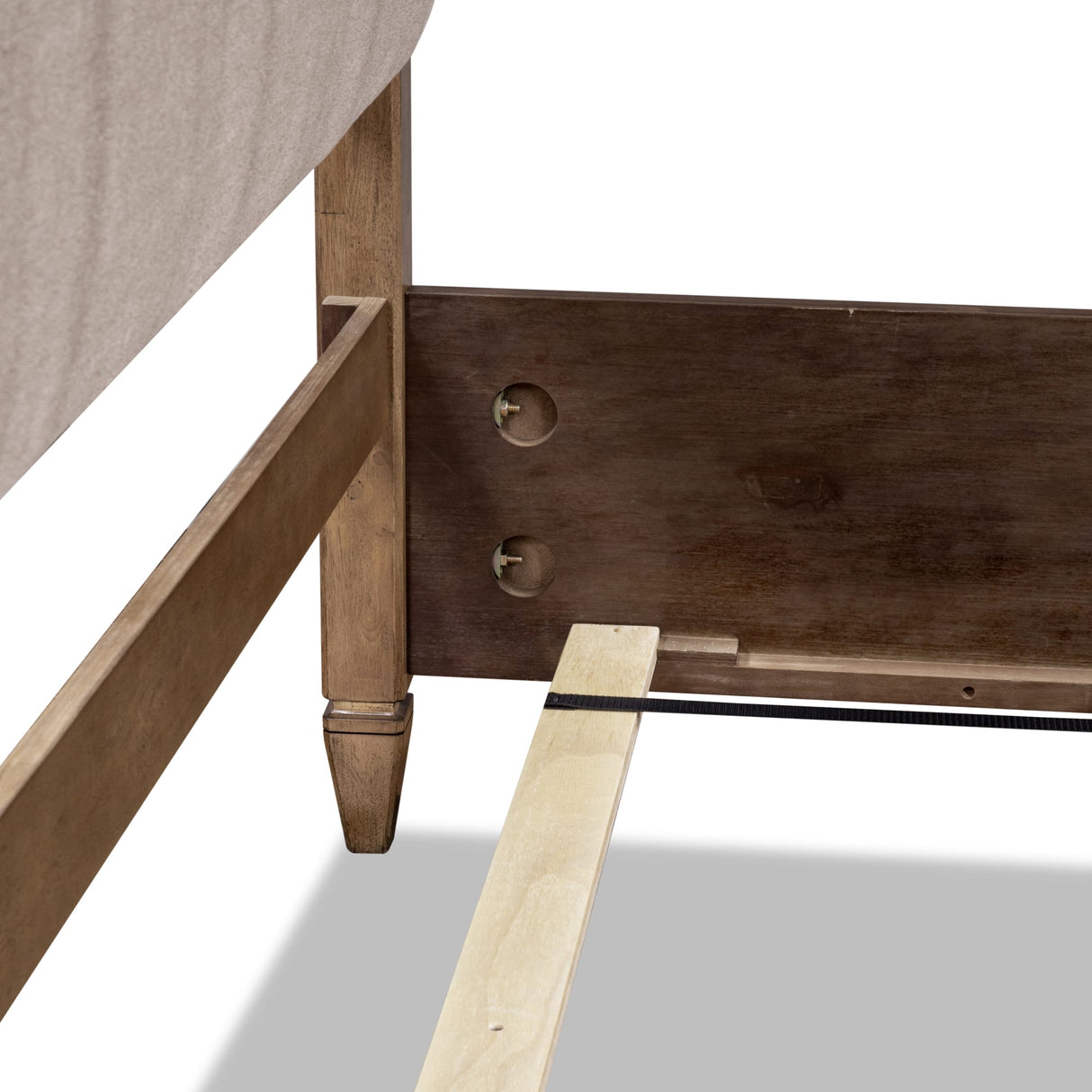 Ascott Mulch/Pecan Pie King Canopy Bed