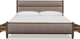 Ascott Mulch/Pecan Pie King Upholstered Storage Bed by Modus Furniture at Eve Furniture