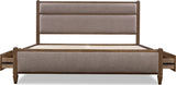Ascott Mulch/Pecan Pie King Upholstered Storage Bed by Modus Furniture at Eve Furniture
