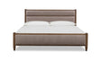Ascott Mulch/Pecan Pie King Upholstered Storage Bed by Modus Furniture at Eve Furniture