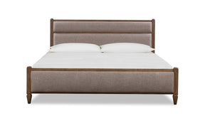 Ascott Mulch/Pecan Pie King Upholstered Storage Bed by Modus Furniture at Eve Furniture